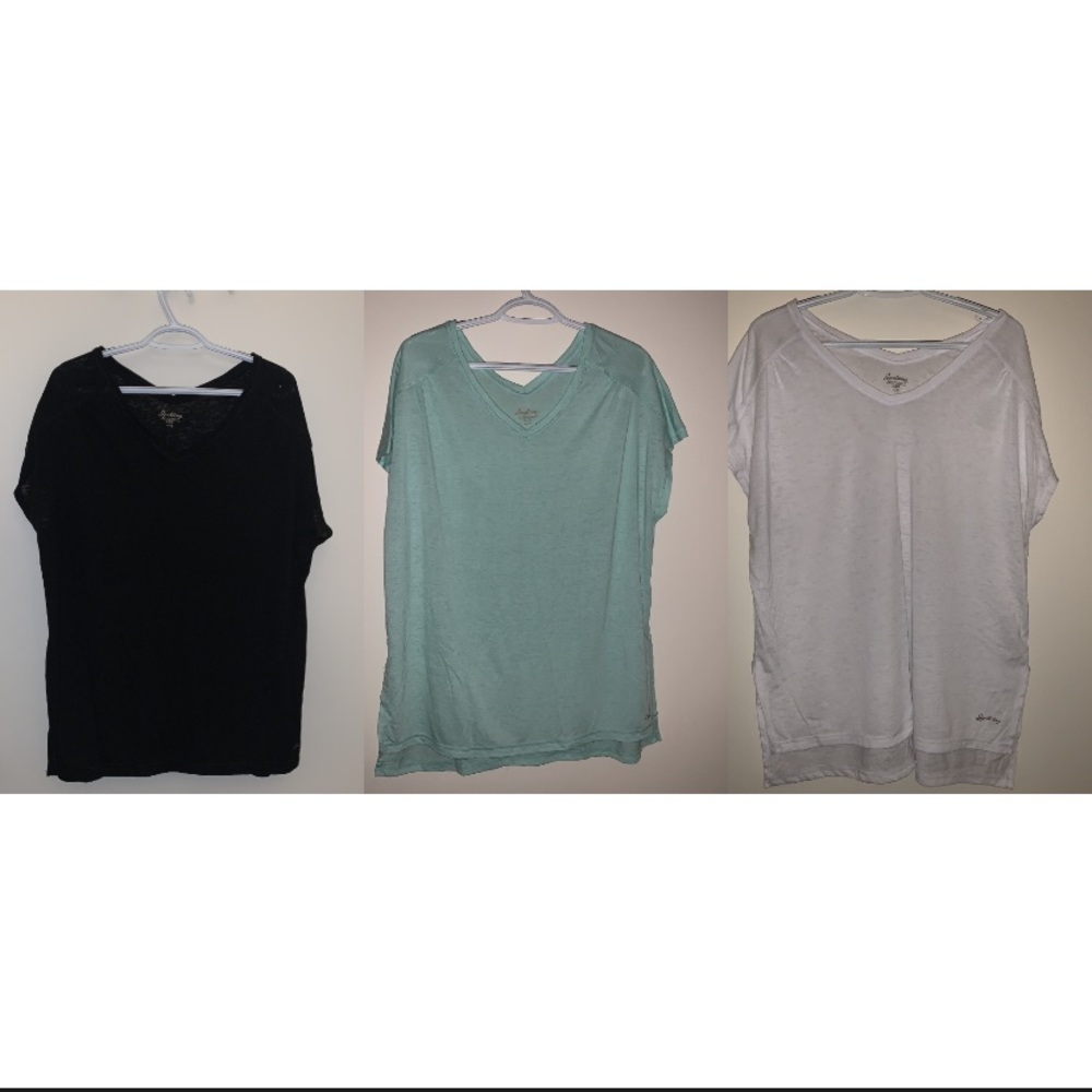 Set of 3 - Spalding Lightweight Semi-Sheer Shirts